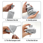 Collapsible Silicone Water Bottle | Leakproof BPA Free Foldable Travel Bottle