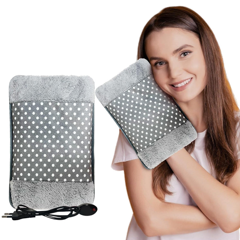 Electric Heating Pad Velvet – Fast Heating Hot Water Bag (Multi Color)