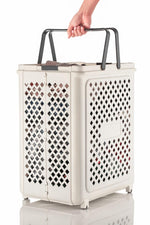 Foldable Laundry Basket with Wheels | Large Clothes Storage Hamper