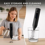 Rechargeable Electric Milk Frother – USB Coffee Beater with Multiple Speed
