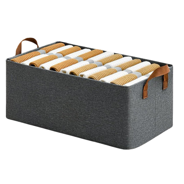 Foldable Clothes Storage Box – Underbed Organizer with Handles